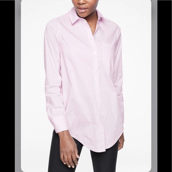 Athleta Long Lean Passage Button-Down Shirt - Picture 1 of 10